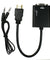 HDMI Male to VGA With Audio HD Video Cable Converter Adapter 1080P for PC