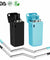 Pack of 2 ECO Friendly Reusable Collapsible Straws Stainless Steel Portable Case
