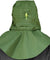 Industrial Sand Blasting Hood Cap Glass Face Shield Vent Design Anti Dust Green
