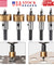 5PCS Hole Serration Kit HSS Steel Drill Bit Set Cutter Tool For Metal Wood Alloy