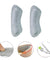 Suede Leather Heel Grip Self-Adhesive Stop Slipping Shoe Liner Cushion Pads Soft