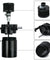 Oil Catch Reservoir Breather Can Tank +Filter Kit Cylinder Aluminum Engine Black
