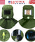 Industrial Sand Blasting Hood Cap Glass Face Shield Vent Design Anti Dust Green