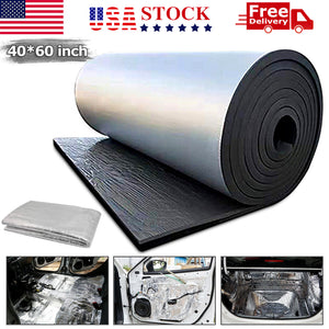 60"x40" 394mil Firewall Sound Deadener Car Heat Shield Insulation Deadening Mat