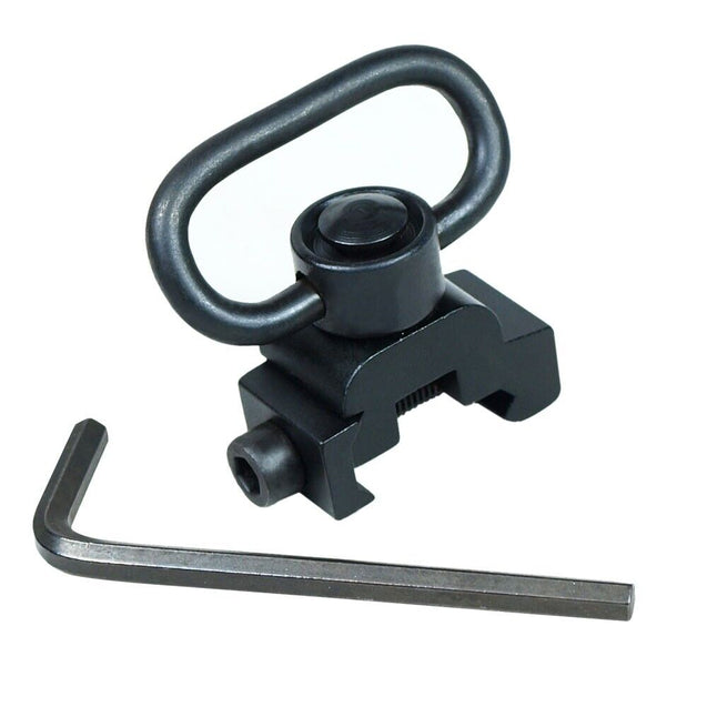 4PCS Push Button QD Quick Release Sling Swivel Mount Set for Picatinny Rail