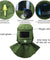 Industrial Sand Blasting Hood Cap Glass Face Shield Vent Design Anti Dust Green