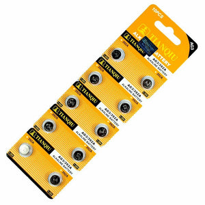 10 PCS LR41 AG3 392 LR736 Alkaline Battery 1.5V Button Cell for Watch Remote TQ