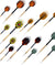 5 Sets (15pcs) Steel Tip Darts Slim Barrel W/ Nice Dart Flights US Free Shipping