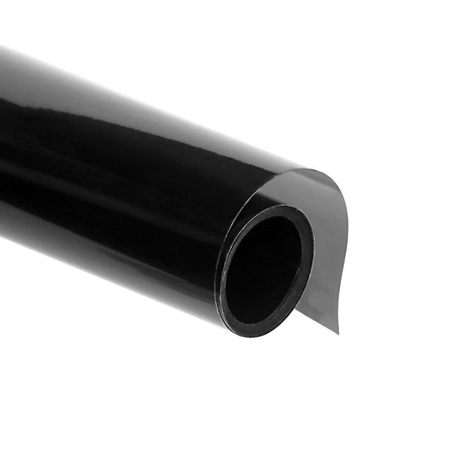 12"X 72" Gloss Dark Black Smoke Headlight Taillight Fog Light Tint Film Vinyl