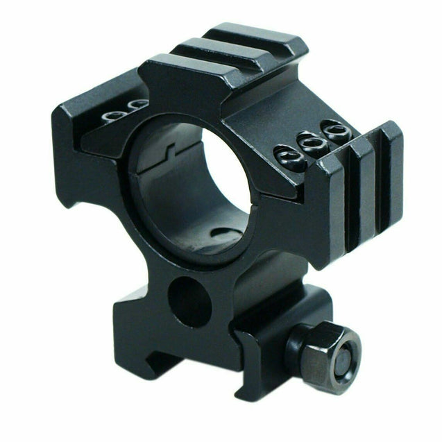 Laser Light Scope Ring Mount with Tri Picatinny rail + 30mm to 1" Reducer Insert