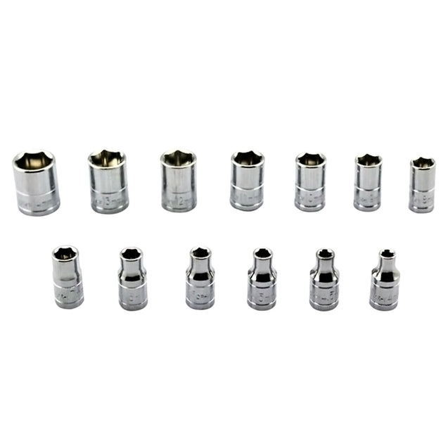 46pcs 1/4 Ratchet Wrench Combination Package Socket Tool Set Auto Car Repairing