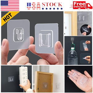 10/20/30/50 Sets Double Sided Adhesive Wall Utility Hooks Hanger Suction Cup