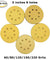 60 80 120 150 220 Grit 5" Sanding Discs Orbital Sander Paper Sheet Hook Loop Pad