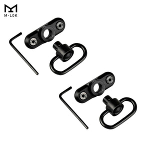 2 PCS M-LOK Heavy Duty QD Sling Swivel Adapter Mount for M-LOK Handguard