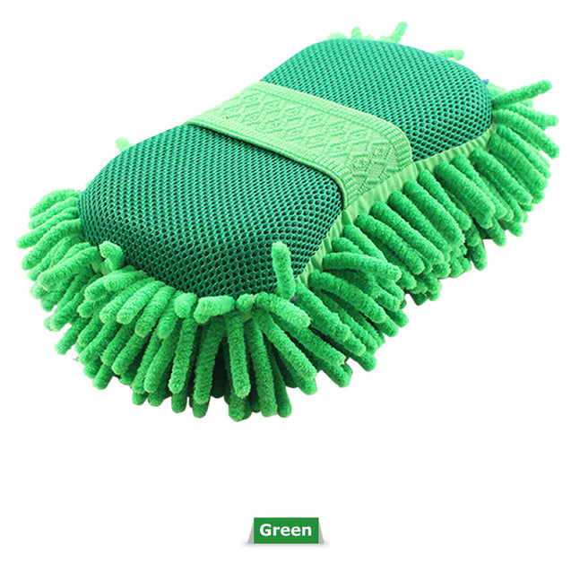Car Auto Hand Wash Towel Microfiber Washing Gloves Coral Sponge Cleaning Tool