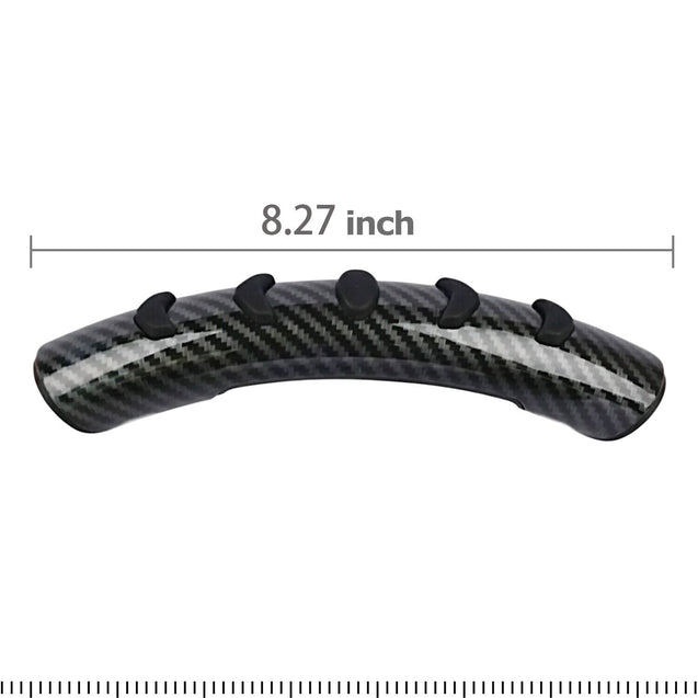2PC Car Steering Wheel Booster Non-Slip Carbon Fiber Cover Universal Accessories