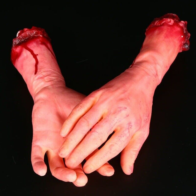 Halloween Decoration Blood Severed Limbs Hands Feet Horror Chop Shop Prop Party