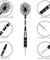 2 Sets Steel Tip Darts Barrel Aluminum Shafts Professional Dart Set - 6PCS Total