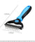 Pet Grooming Tool - 2 Sided Shedding Comb Brush Undercoat Rake for Cats & Dogs
