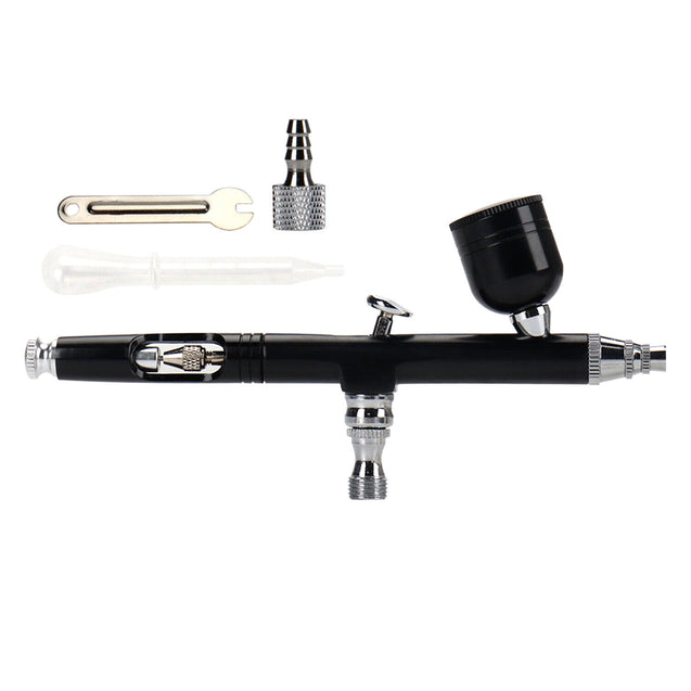 Dual Action Gravity Feed 0.3mm Gun Spray Airbrush Nail Art Paint Tattoo Tool Set