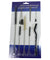 17PC Spray Gun Rifle Pistol Cleaning Brush Set - Black White Nylon Tube Nozzles