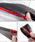 Black Rear View Side Mirror Rain Board Eyebrow Guard Sun Visor Car Accessories S