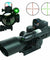 2.5-10X40 Rifle Scope with Green Laser Mini Reflex 3 MOA Red Dot Sight