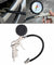 Dial Tire Inflator Gauge Flexible Hose 220 PSI Pistol Style Air Chuck Pneumatic