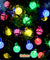 30 LED 20ft Solar String Ball Lights Outdoor Waterproof Warm White Garden Decor