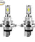 2x H4 9003 HB2 6000K Super White CSP LED Headlight Bulb Kit High  Beam Canbus