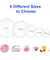 6 PCS Silicon Reusable Stretch Lids Food Bowl Containers Dishes Covers 