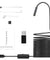 2M 5.5mm 6LED Endoscope Android Type-C Borescope Waterproof Inspection Camera