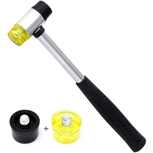 25mm / 30mm Rubber & Nylon Mallet Rubber Handle Jewelers Hammer Window Glazing
