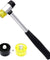 25mm / 30mm Rubber & Nylon Mallet Rubber Handle Jewelers Hammer Window Glazing