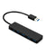 4-Port Ultra-Slim Data USB 3.0 Hub Adapter Data Super Speed Mac PC Laptop HDD
