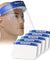 5X Safety Antisplash Full Face Shield Reusable Clear Protection Face Covers
