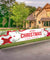 Large 6ft Merry Christmas Banner Sign Santa Claus Xmas Outdoor Garden Decoration