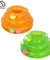 Pet Cat Crazy Ball Disk Interactive Toys Amusement Plate Trilaminar Funny Toy