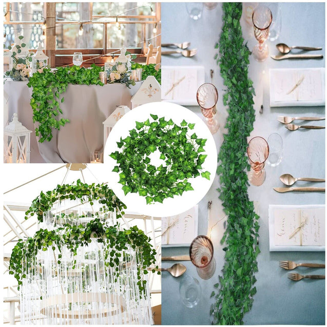 Artificial Hanging Plant 81 Feet Silk Ivy Vine Garland Fake Home Garden Decor