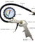 Dial Tire Inflator Gauge Flexible Hose 220 PSI Pistol Style Air Chuck Pneumatic