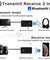 Bluetooth 5.0 Transmitter Receiver 2 IN 1 Wireless Audio 3.5mm Jack Aux Adapter