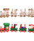 Christmas Wood Train Santa Claus Xmas Ornament Kids Toy Gift Festival Home Decor