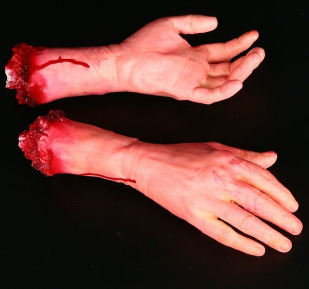 Halloween Decoration Blood Severed Limbs Hands Feet Horror Chop Shop Prop Party