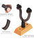 Heavy Duty Guitar / Instrument Hanger Stand Holder Hooks Display Mount Wood Base