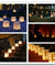 10X Paper Bag Party Street Decoration LED Color Changing Tealight Candle Holiday