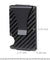 Men's RFID Blocking Slim Money Clip Carbon Fiber Wallet ID Credit Card Holder