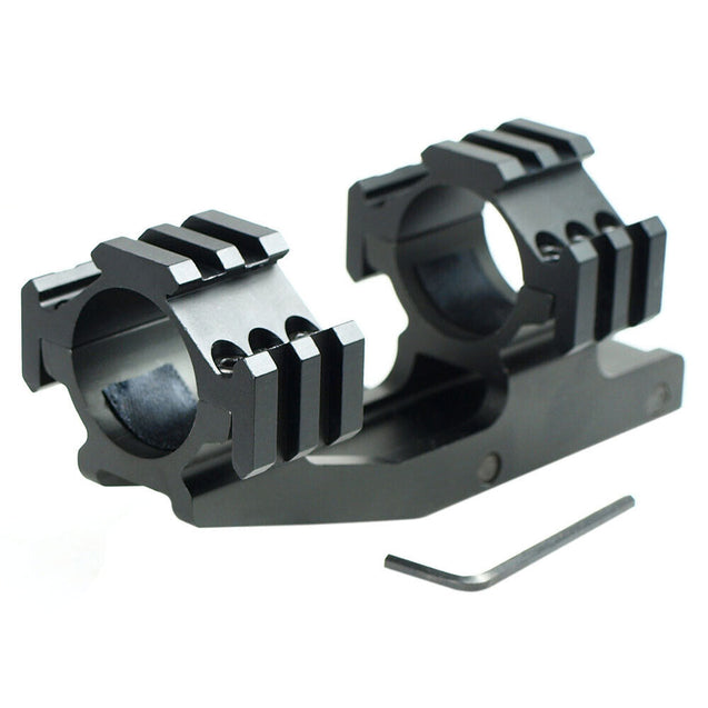 Tactical 30mm-1" PEPR Cantilever Rifle Scope Mount with Extra Tri-rail Rings