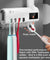 UV Light Sterilizer Toothbrush Holder Cleaner and Automatic Toothpaste Dispenser