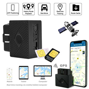 OBD 2 GPS Tracker Real Time Vehicle Tracking Locator OBDII Device for Car Truck 