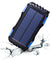 25000mAh Solar Power Bank Battery Dual USB Waterproof Charger for Phone 3 Color